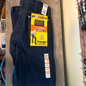 Men’s Wrangler 13MWZ Original Fit Cowboy Cut Pro Rodeo jeans NWT